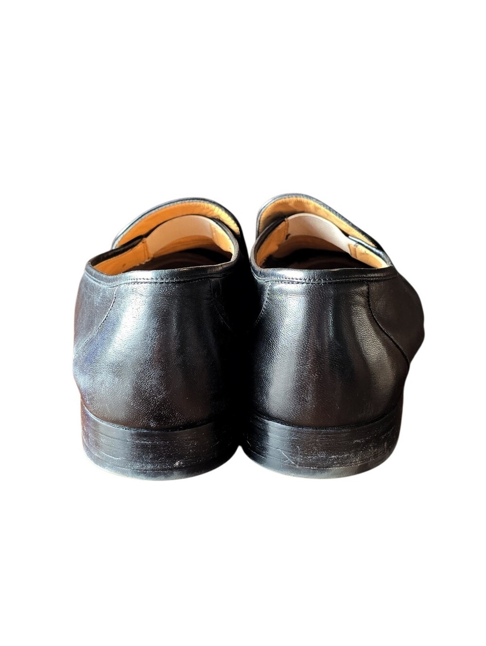 BALLY Vintage Mens Tirano Black Leather Slip-On Loafer US 11 - Picture 5 of 8